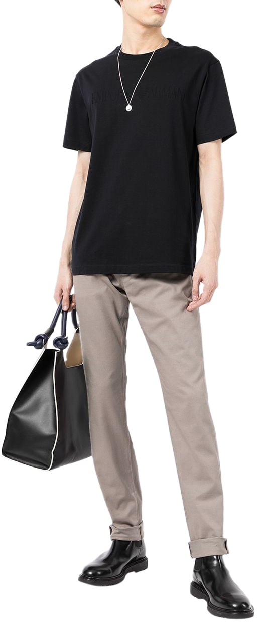 Emporio Armani T-Shirts And Polos Blue Blauw