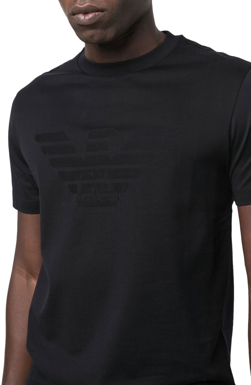 Emporio Armani T-Shirts And Polos Blue Blauw