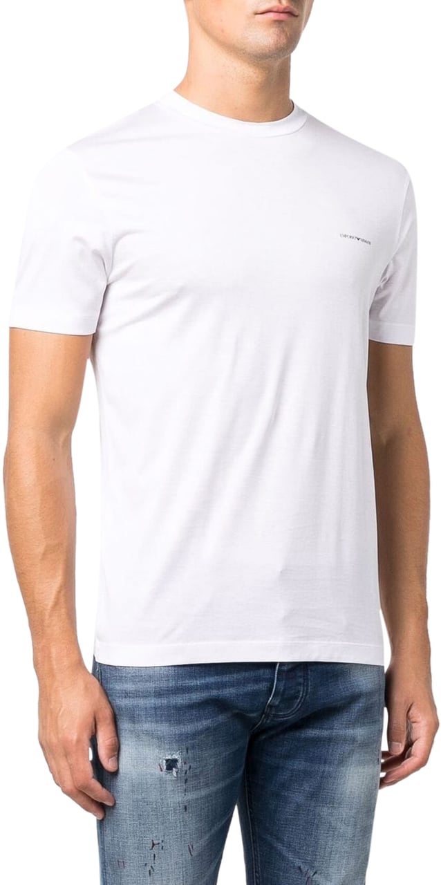 Emporio Armani T-Shirts And Polos White Wit
