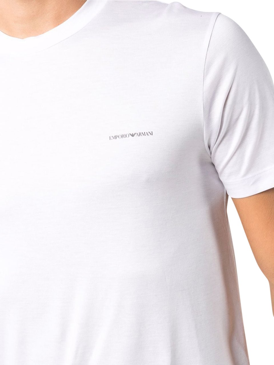 Emporio Armani T-Shirts And Polos White Wit