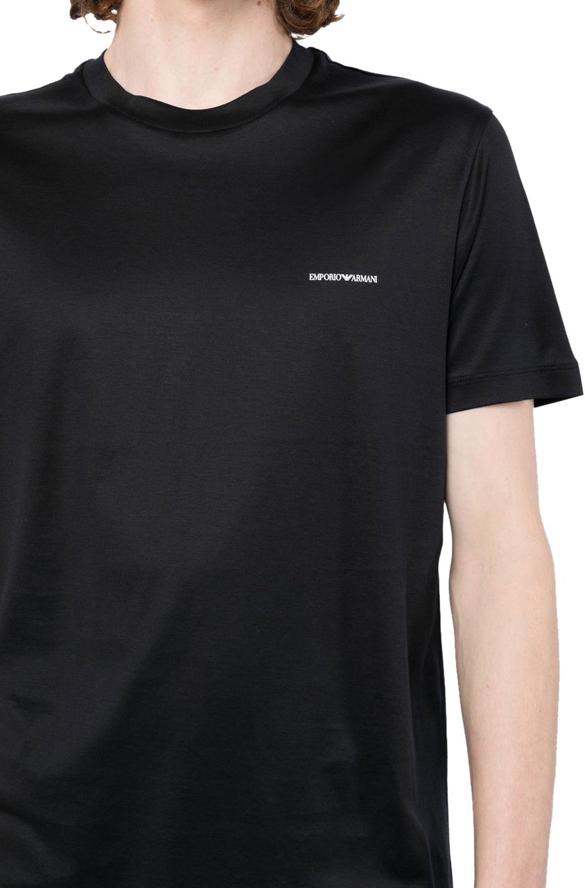 Emporio Armani T-Shirts And Polos Blue Blauw