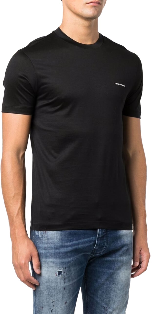 Emporio Armani T-Shirts And Polos Black Zwart