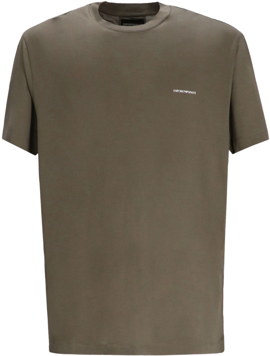 Emporio Armani T-Shirts And Polos Verde Chiaro Groen