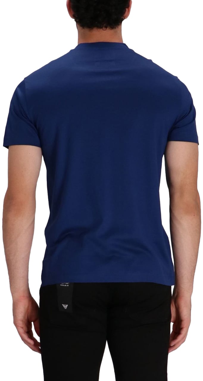 Emporio Armani T-Shirts And Polos Clear Blue Blauw