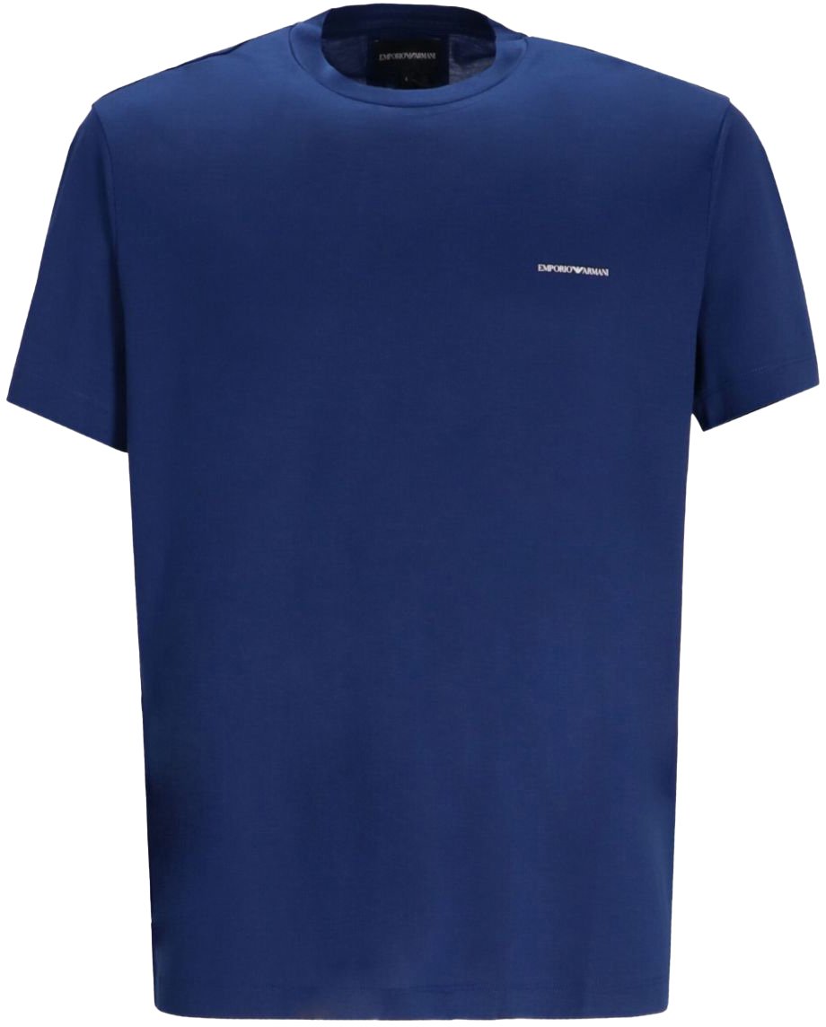 Emporio Armani T-Shirts And Polos Clear Blue Blauw