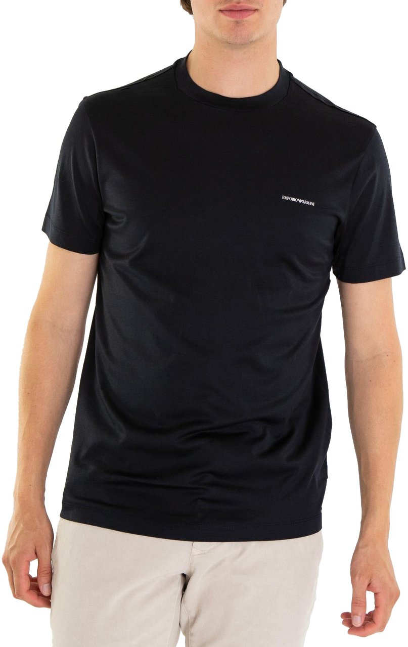 Emporio Armani Heren T-Shirt Blauw Blauw