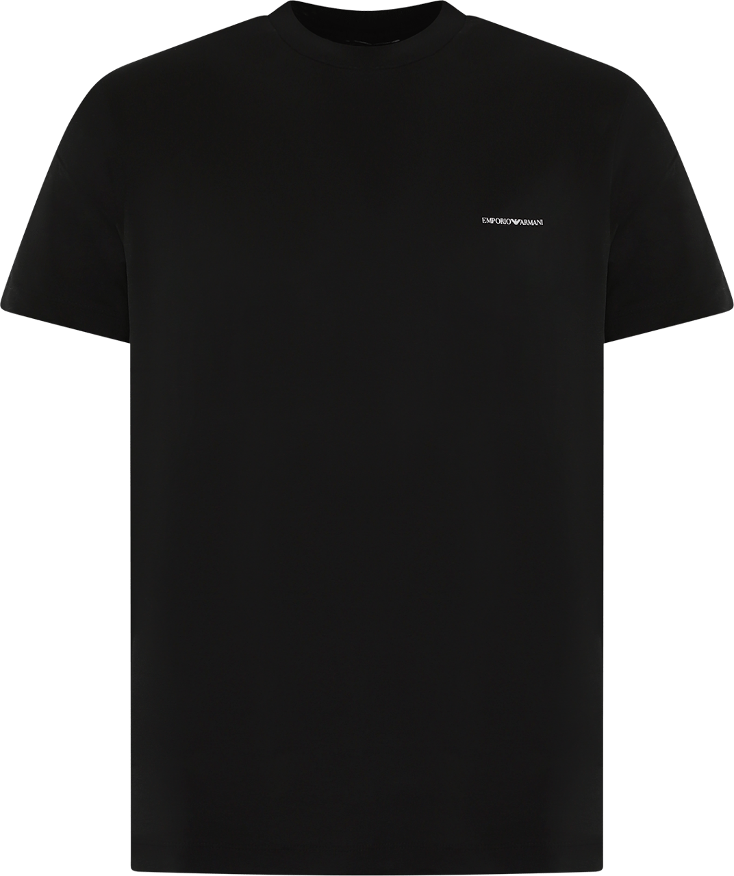 Emporio Armani Heren Logo T-Shirt Zwart Zwart