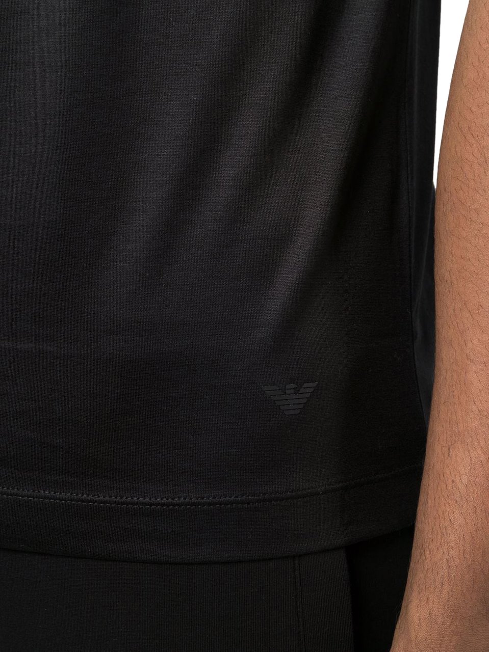 Emporio Armani T-Shirts And Polos Black Zwart