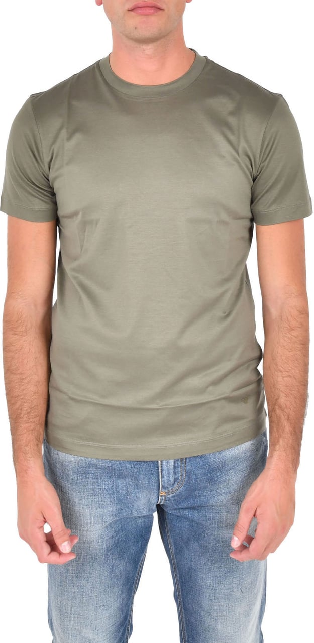 Emporio Armani T-Shirts And Polos Green Groen