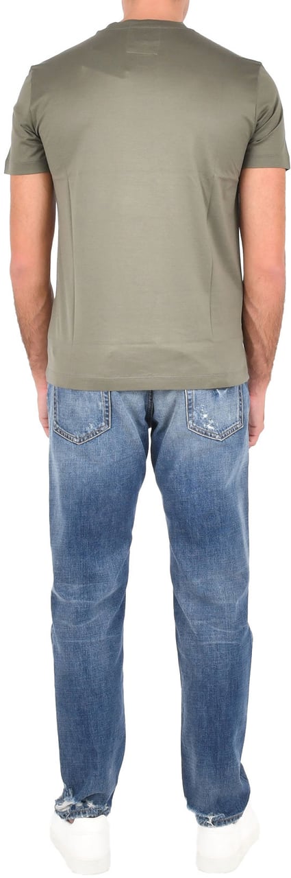 Emporio Armani T-Shirts And Polos Green Groen