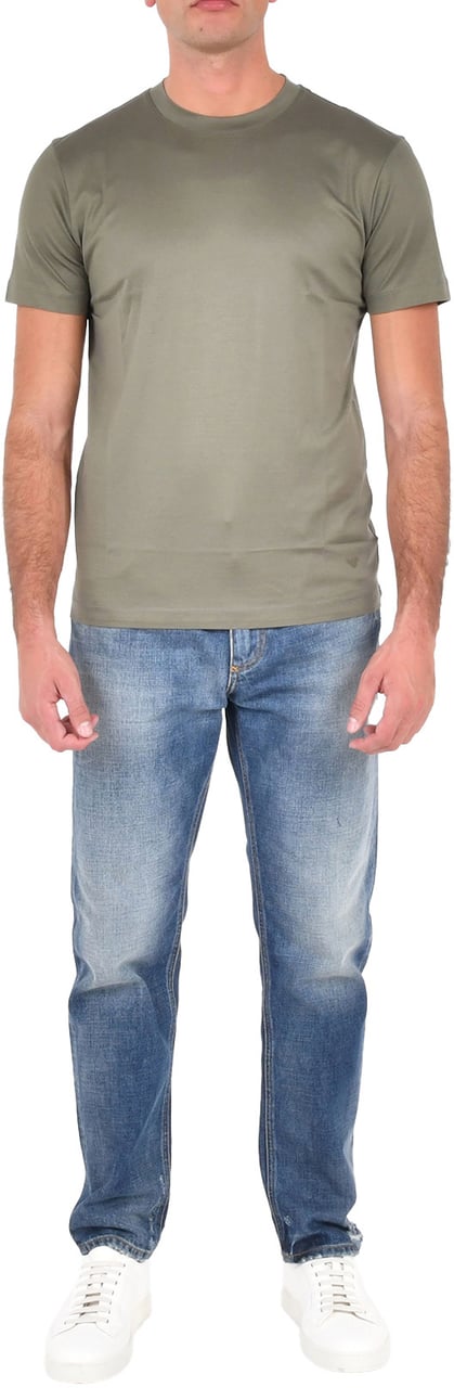 Emporio Armani T-Shirts And Polos Green Groen