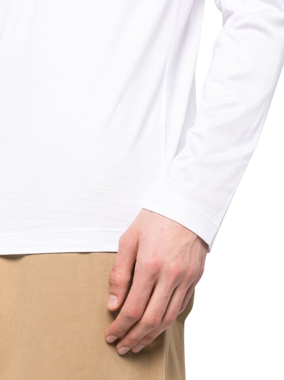 Emporio Armani T-Shirts And Polos White Wit