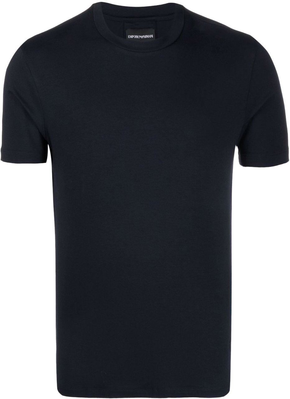 Emporio Armani T-Shirts And Polos Blue Blauw