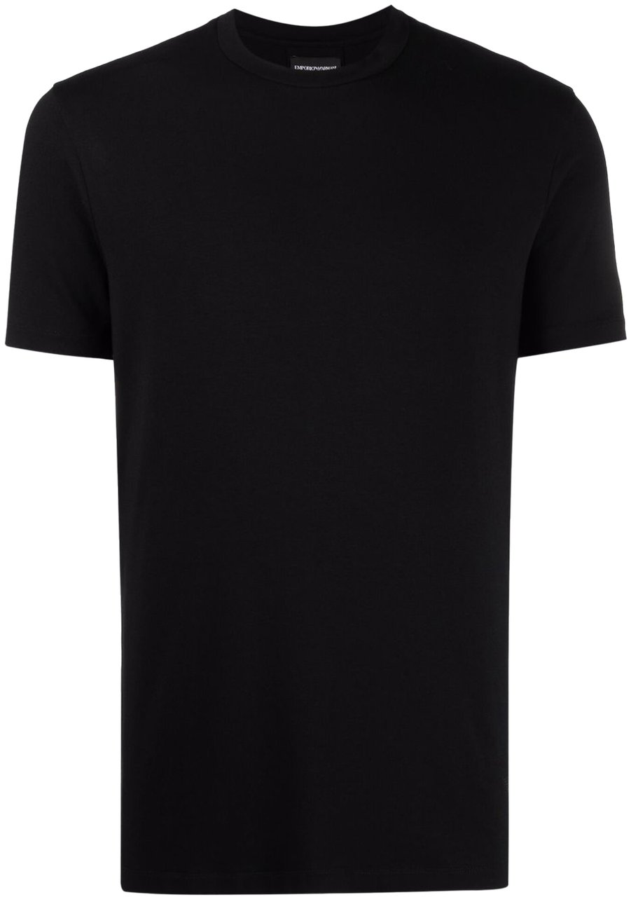 Emporio Armani T-Shirts And Polos Black Zwart