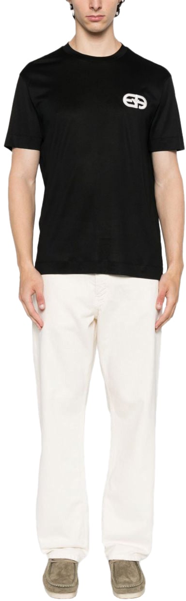 Emporio Armani T-Shirts And Polos Black Zwart