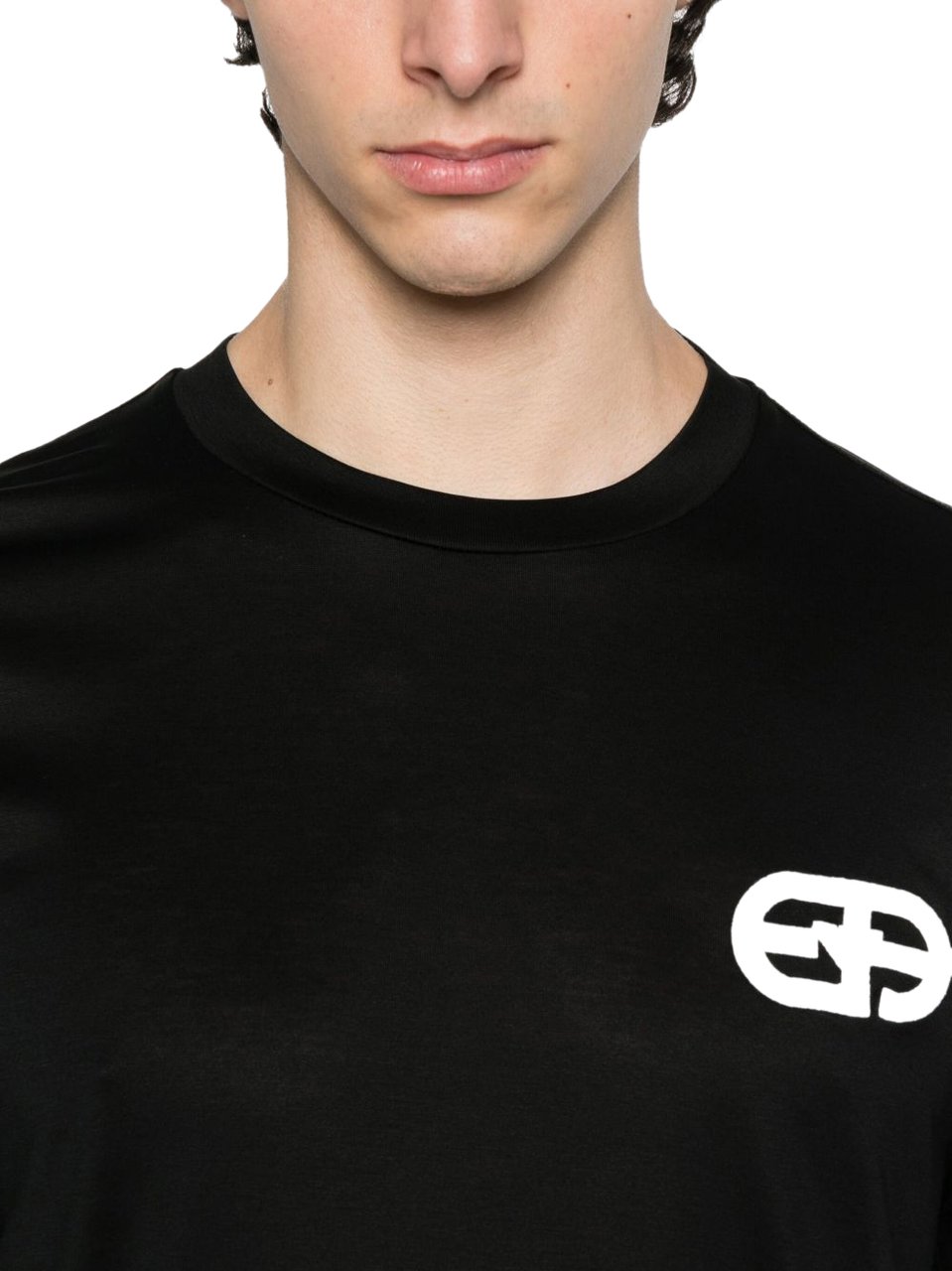 Emporio Armani T-Shirts And Polos Black Zwart