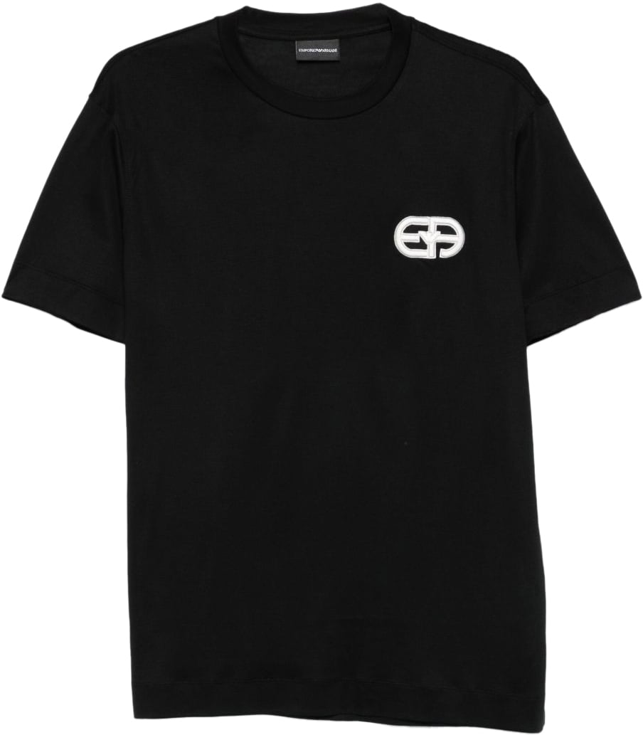 Emporio Armani T-Shirts And Polos Black Zwart
