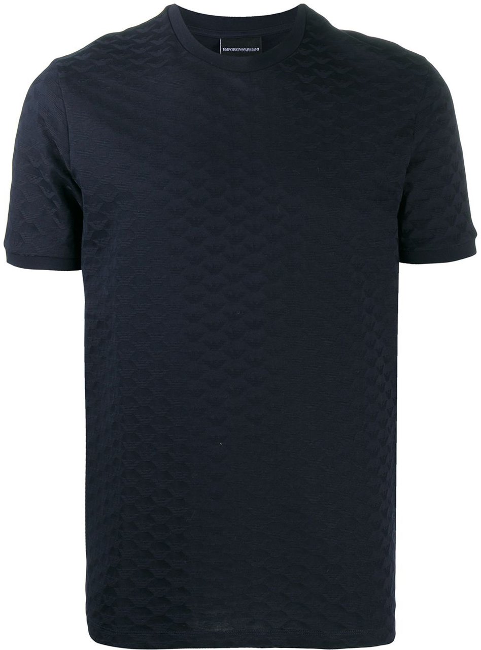 Emporio Armani T-Shirts And Polos Blue Blauw
