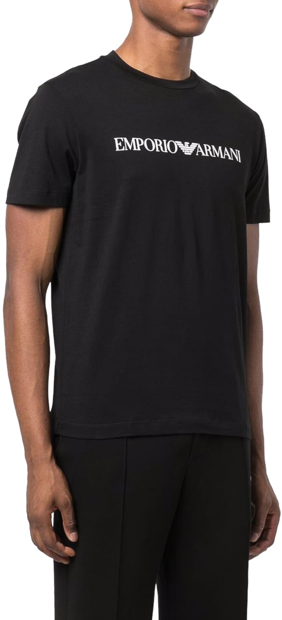 Emporio Armani T-Shirts And Polos Black Zwart