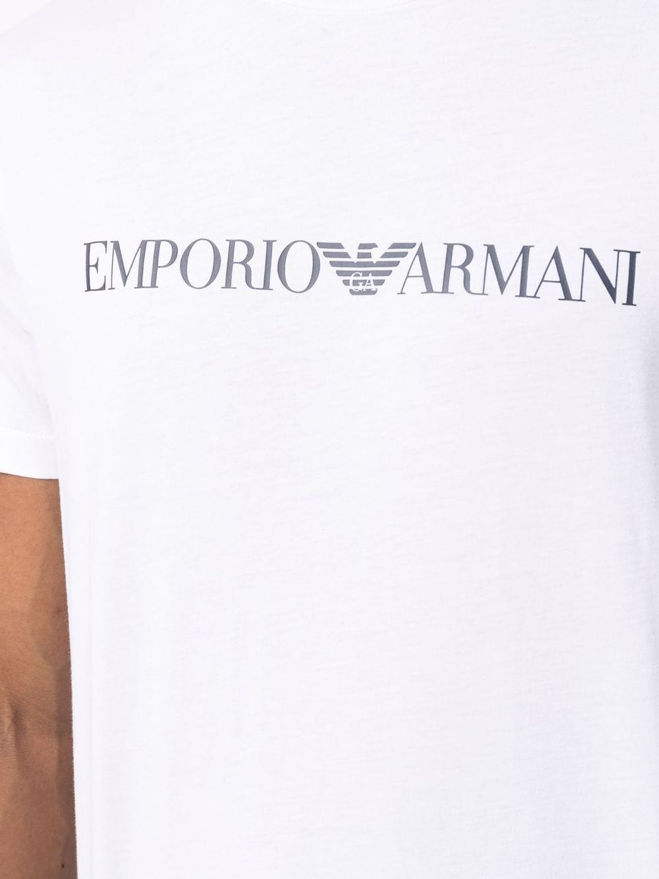 Emporio Armani T-Shirts And Polos White Wit