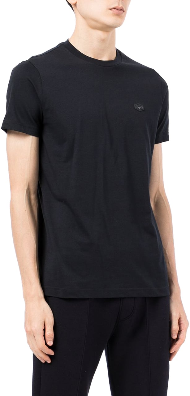 Emporio Armani T-Shirts And Polos Blue Blauw