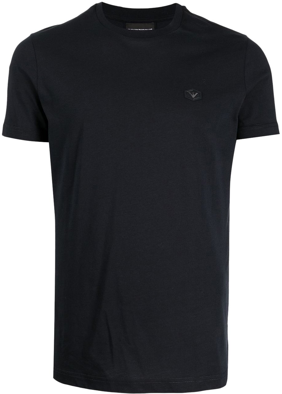 Emporio Armani T-Shirts And Polos Blue Blauw