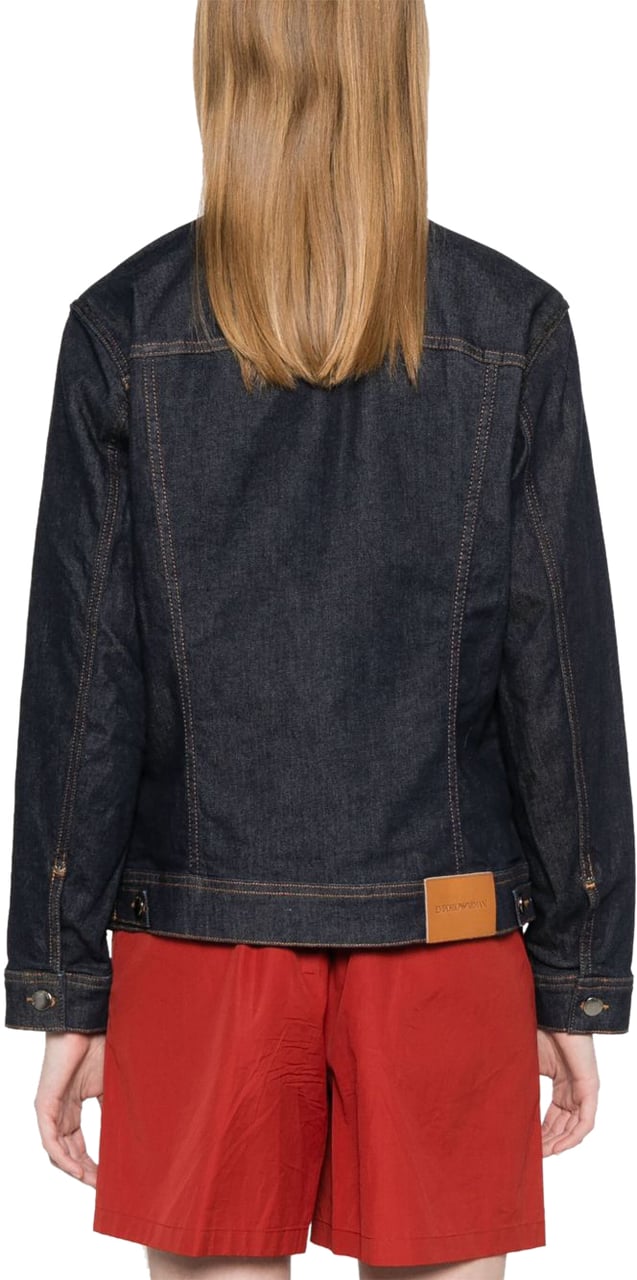 Emporio Armani Coats Blue Blauw