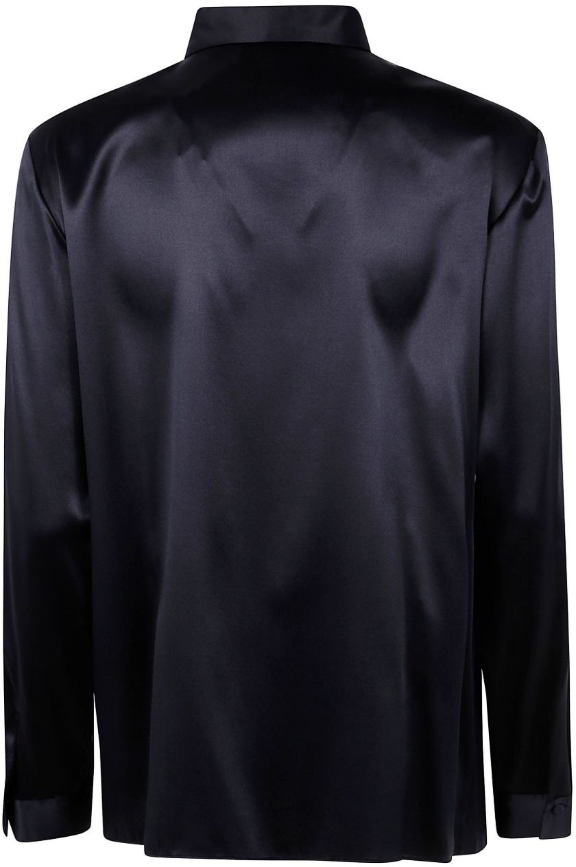 Emporio Armani Shirts Black Zwart