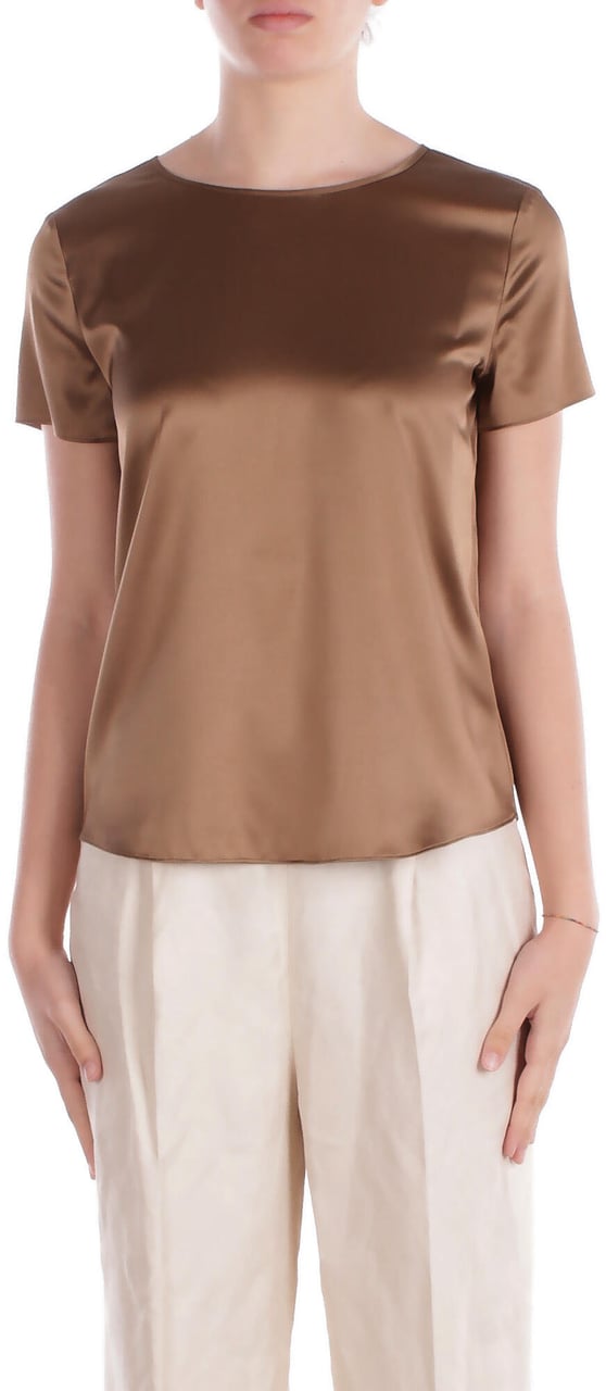 Emporio Armani Shirts Cannella Bruin