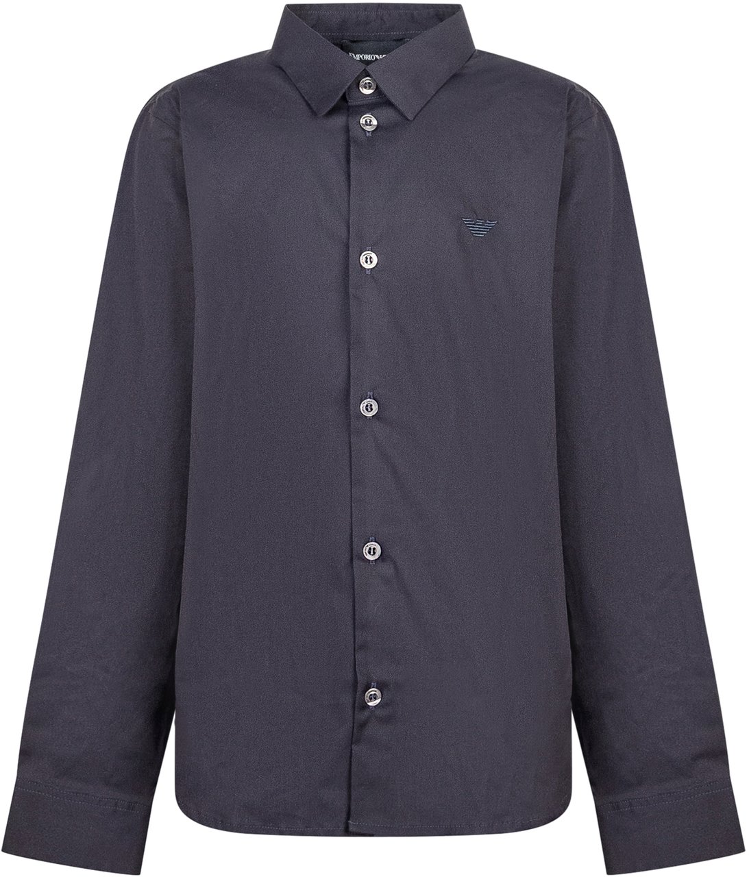 Emporio Armani Emporio Armani Camicia Nera da Bambino Blauw