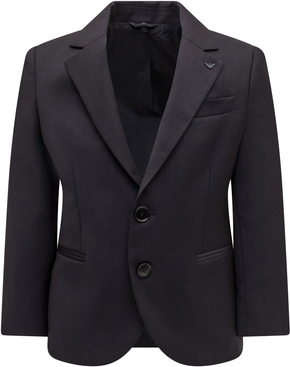 Emporio Armani Blazer con Bottoni Zwart