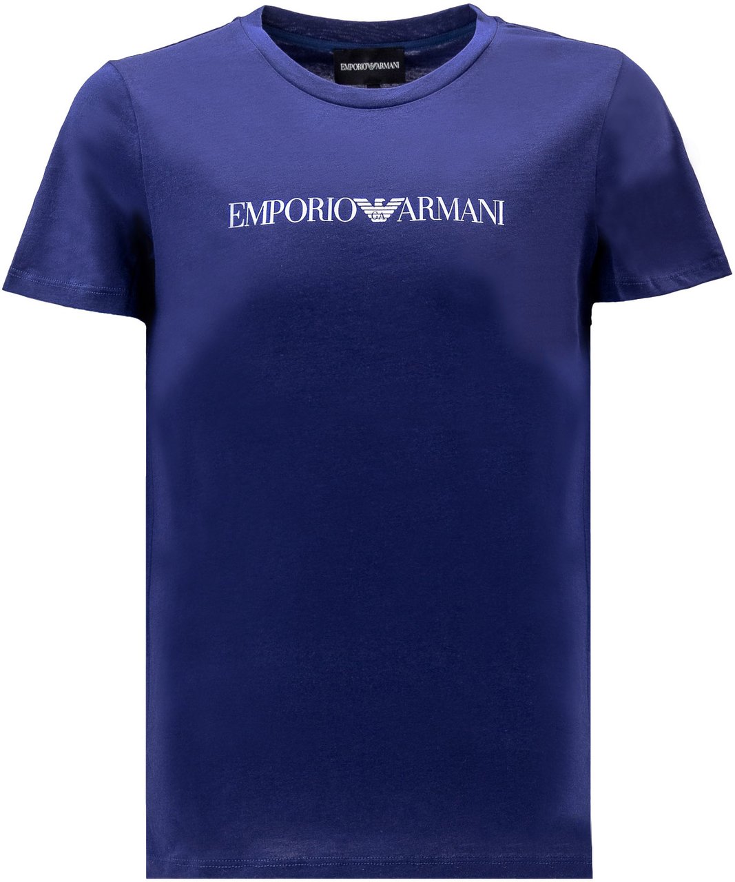 Emporio Armani T-Shirt con Logo Blauw