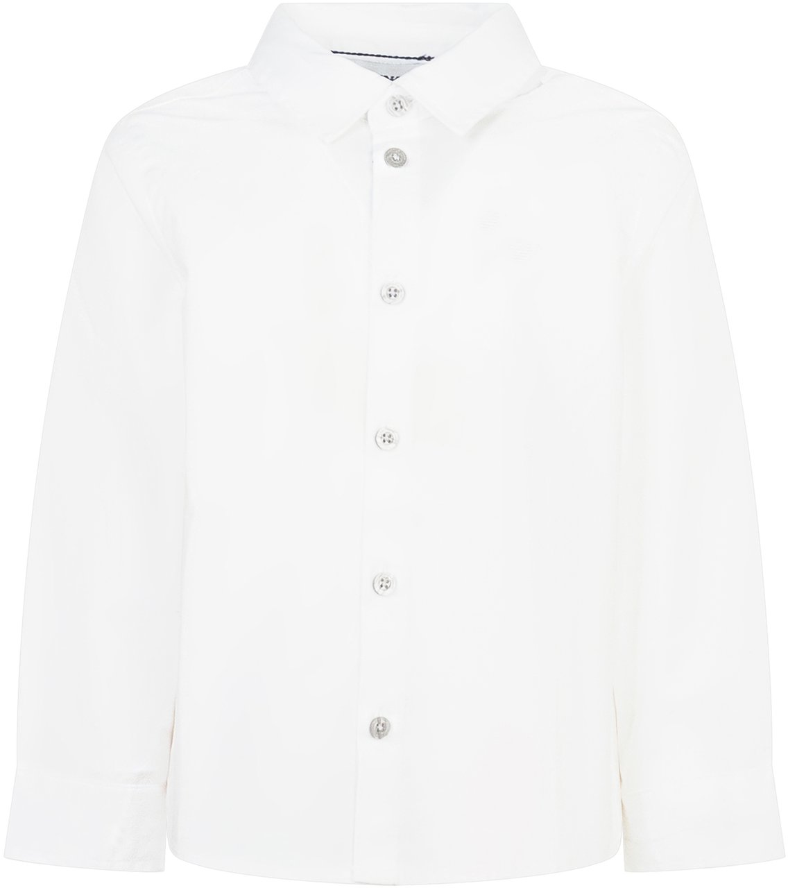 Emporio Armani Emporio Armani Camicia Bianca da Bambino con Bottoni Wit