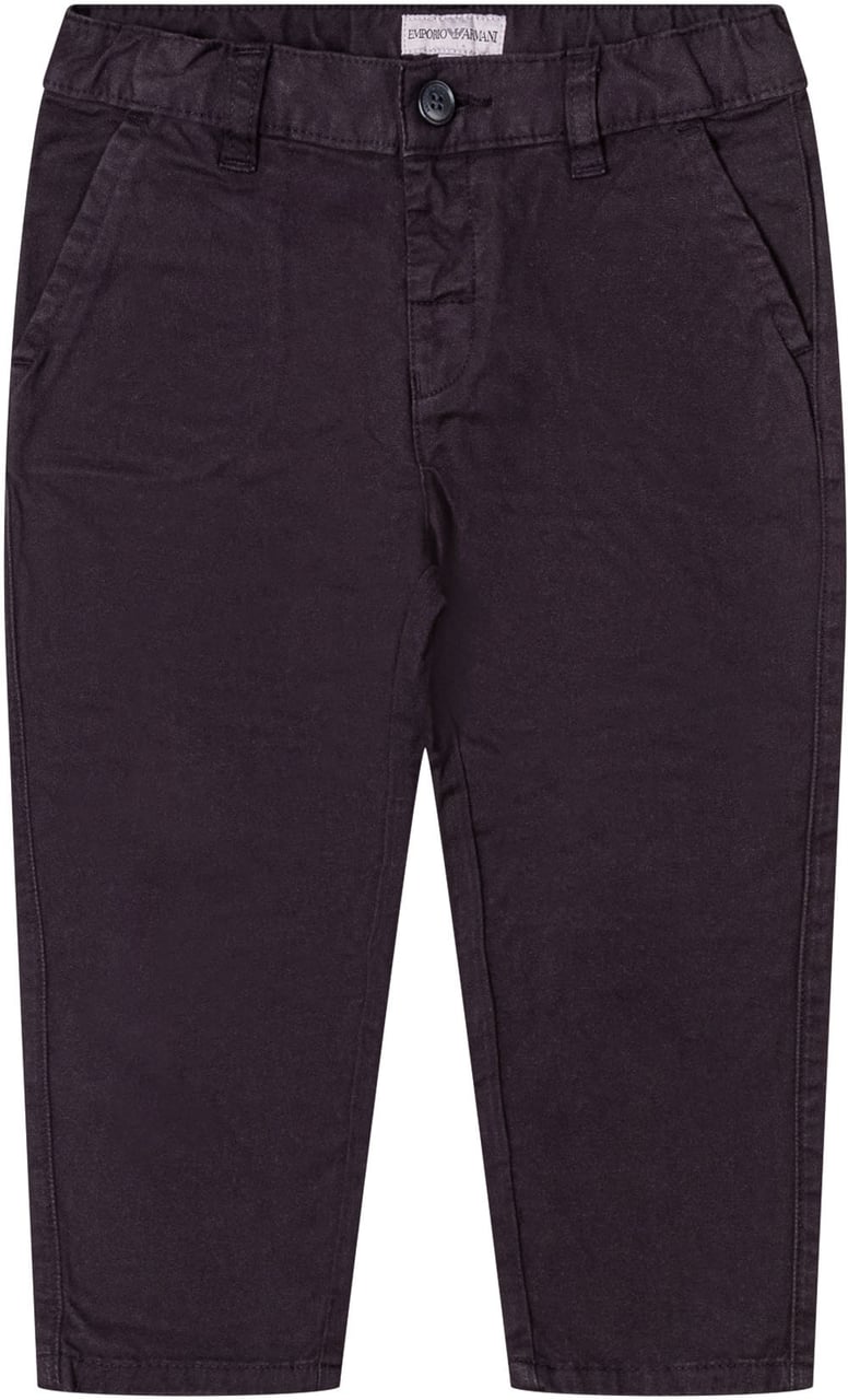 Emporio Armani Pantaloni con Tasche Zwart