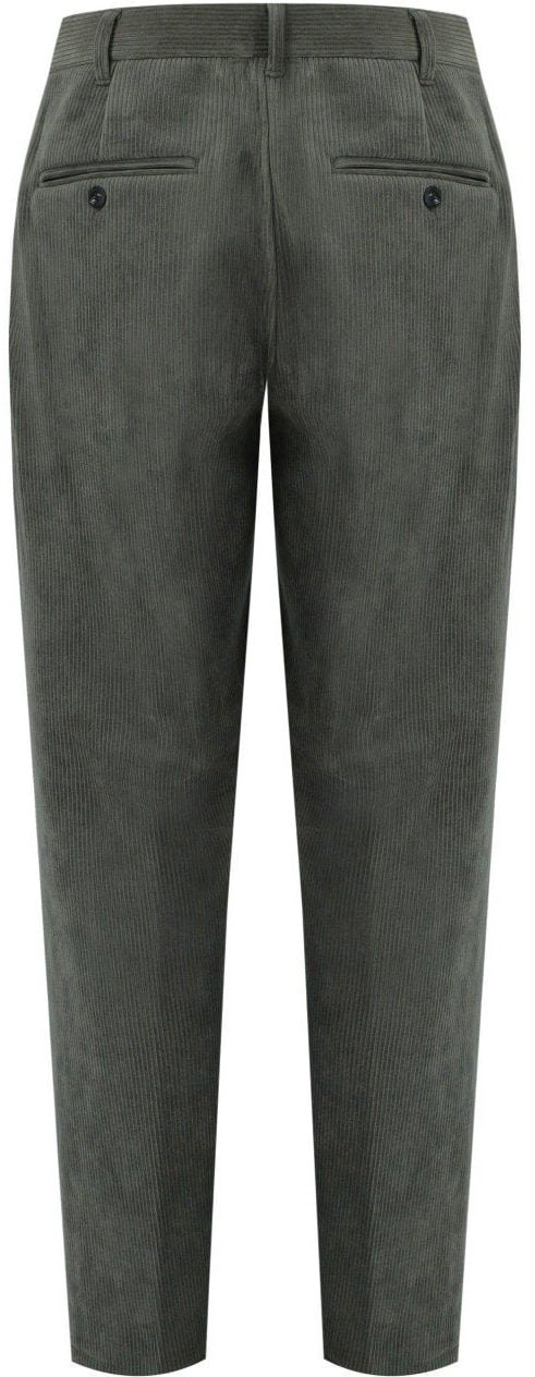 Emporio Armani EMPORIO ARMANI RIBBED PANTS Groen