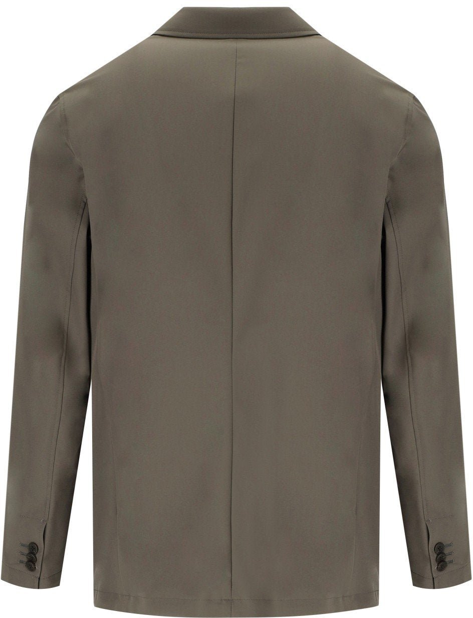 Emporio Armani EMPORIO ARMANI TRAVEL ESSENTIAL SINGLE-BREASTED JACKET Bruin