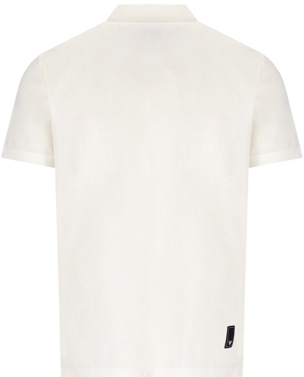 Emporio Armani EMPORIO ARMANI TRAVEL ESSENTIAL POLO SHIRT Wit