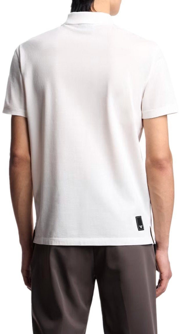 Emporio Armani EMPORIO ARMANI TRAVEL ESSENTIAL POLO SHIRT Wit