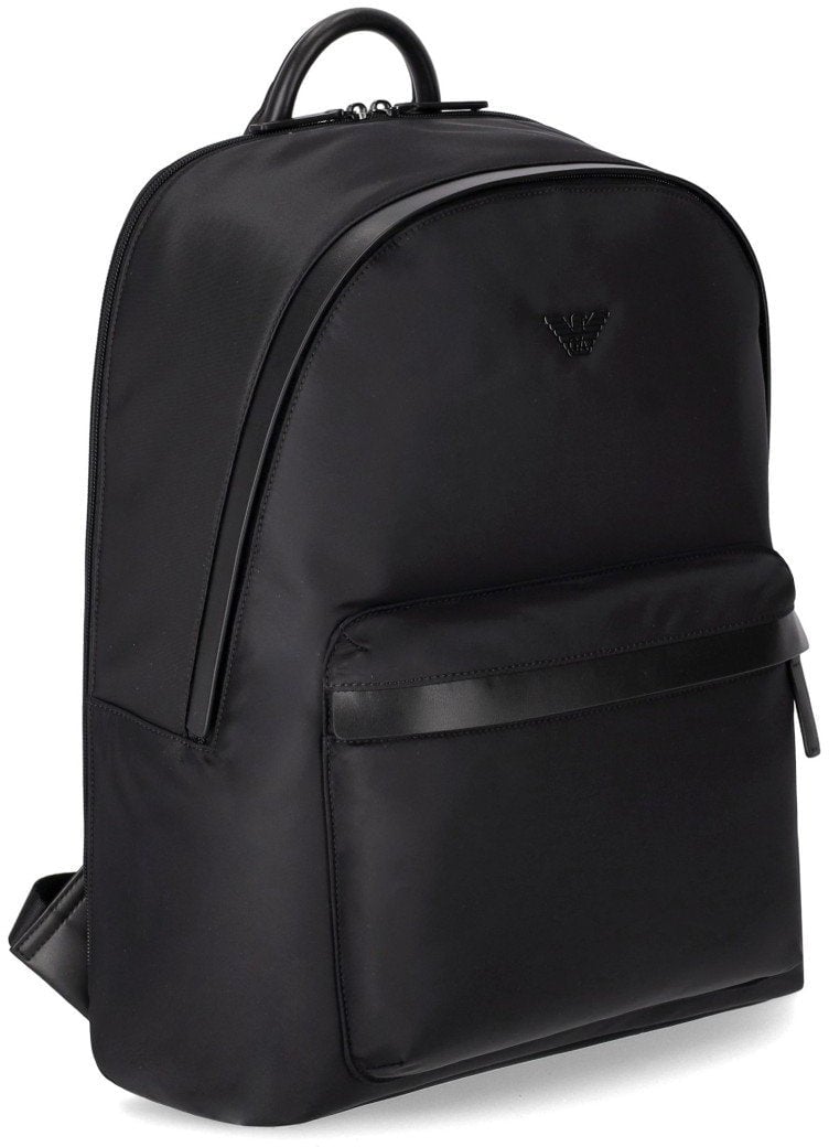 Emporio Armani EMPORIO ARMANI NYLON BACKPACK Zwart