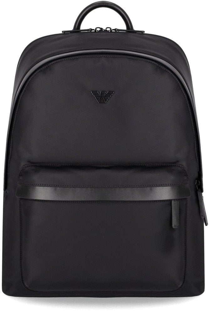 Emporio Armani EMPORIO ARMANI NYLON BACKPACK Zwart
