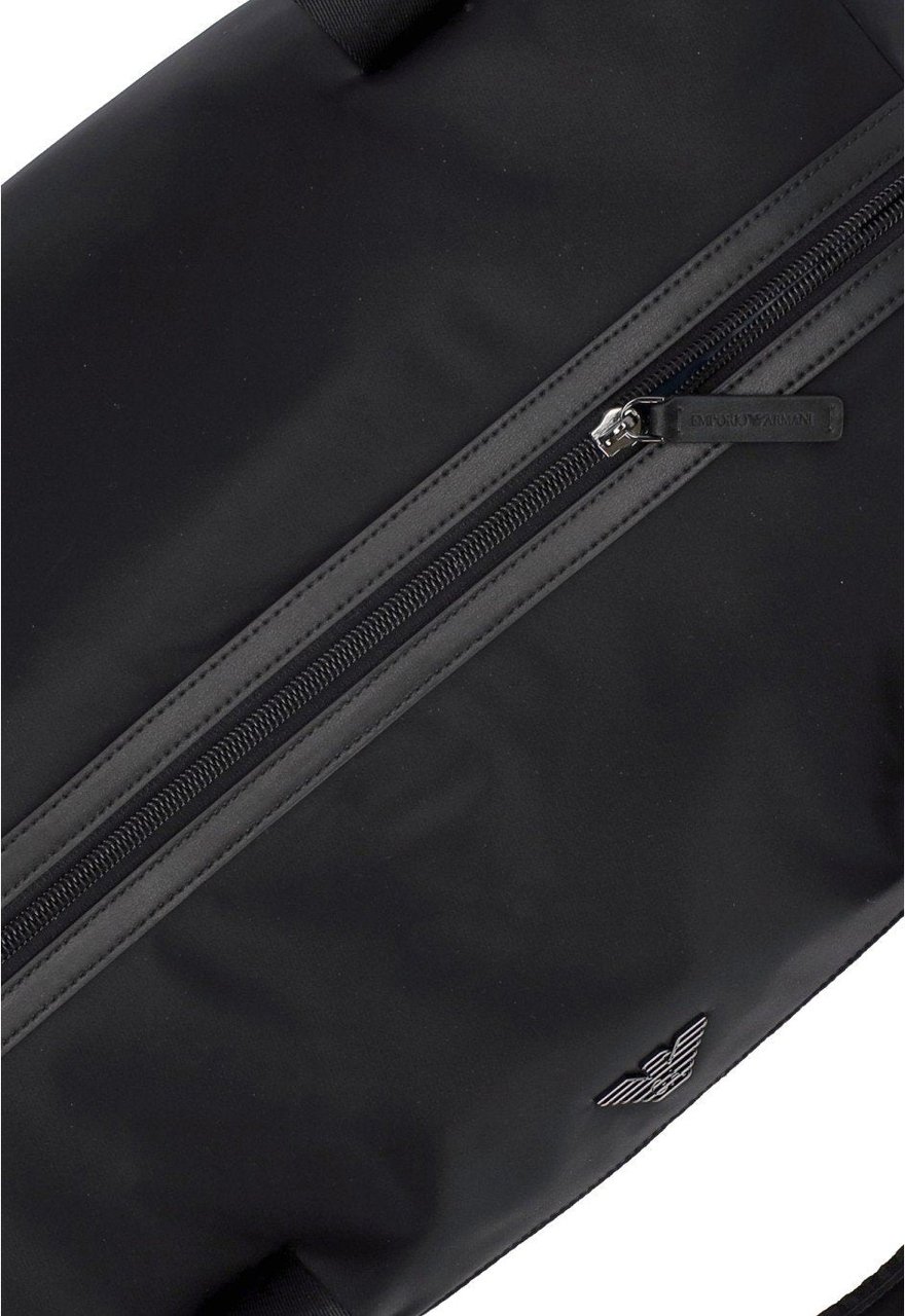 Emporio Armani EMPORIO ARMANI NYLON DUFFLE BAG Zwart