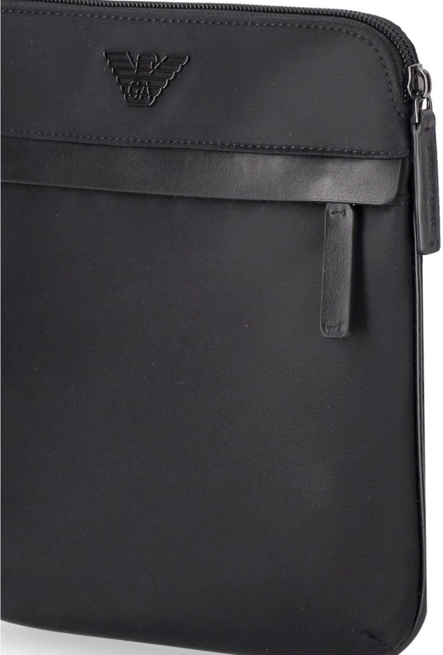 Emporio Armani EMPORIO ARMANI NYLON CROSSBODY BAG Zwart
