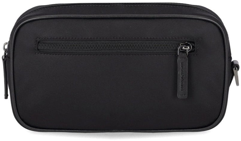 Emporio Armani EMPORIO ARMANI NYLON TOILETRY BAG Zwart