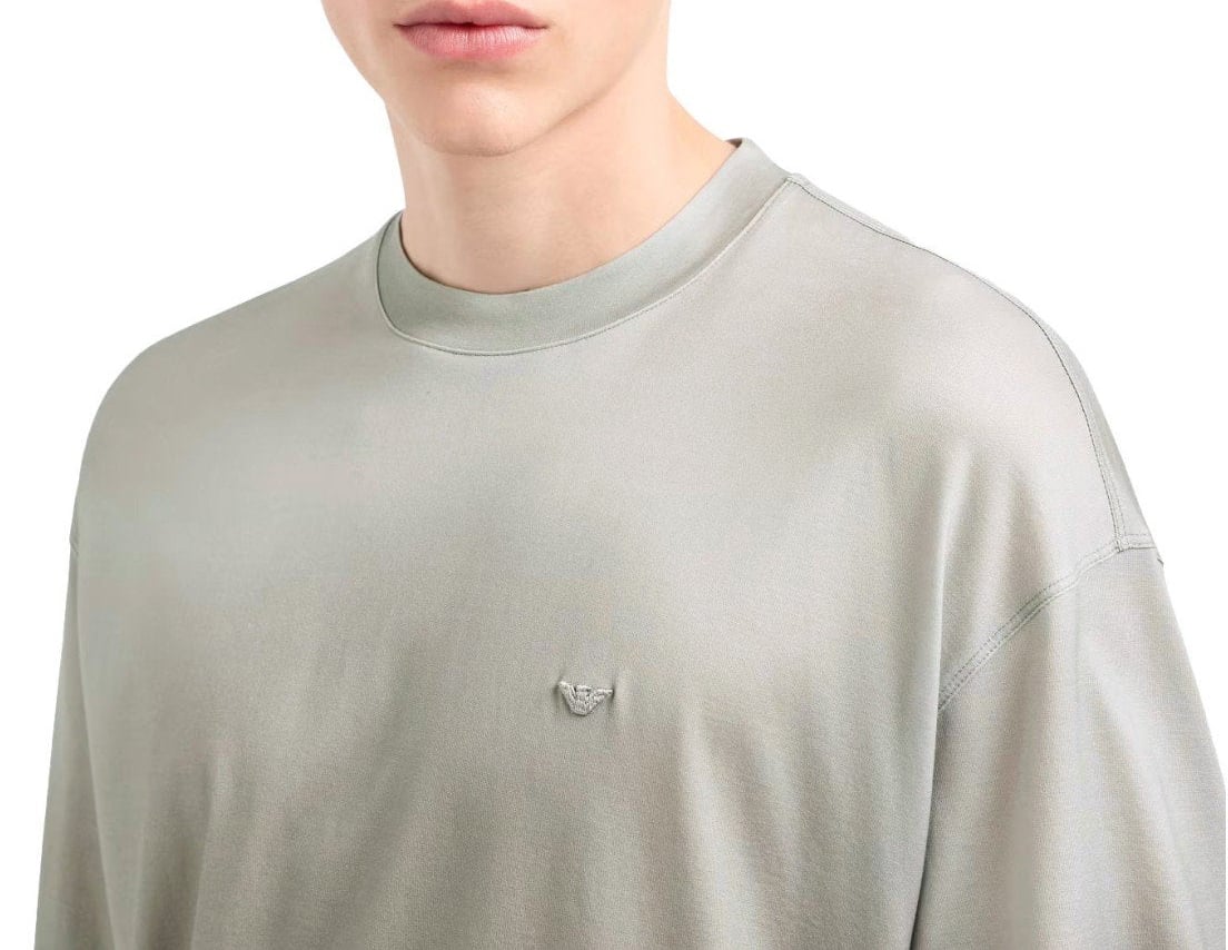 Emporio Armani EMPORIO ARMANI GREY DEGRADÉ T-SHIRT Grijs