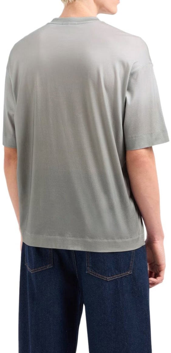 Emporio Armani EMPORIO ARMANI GREY DEGRADÉ T-SHIRT Grijs