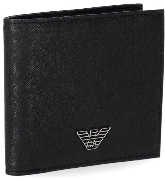 Emporio Armani EMPORIO ARMANI WALLET WITH LOGO Zwart