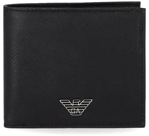 Emporio Armani EMPORIO ARMANI WALLET WITH LOGO Zwart