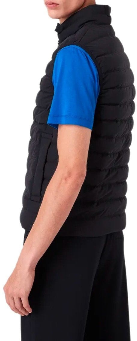 Emporio Armani EMPORIO ARMANI ESSENTIAL NAVY QUILTED VEST Blauw
