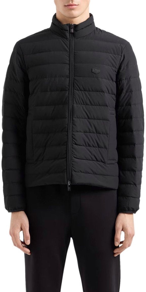 Emporio Armani EMPORIO ARMANI ESSENTIAL DOWN JACKET Zwart
