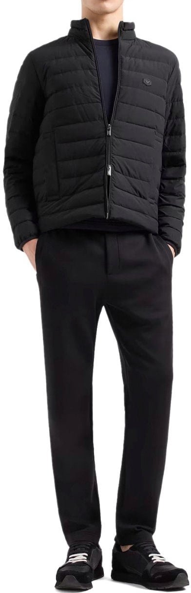 Emporio Armani EMPORIO ARMANI ESSENTIAL DOWN JACKET Zwart